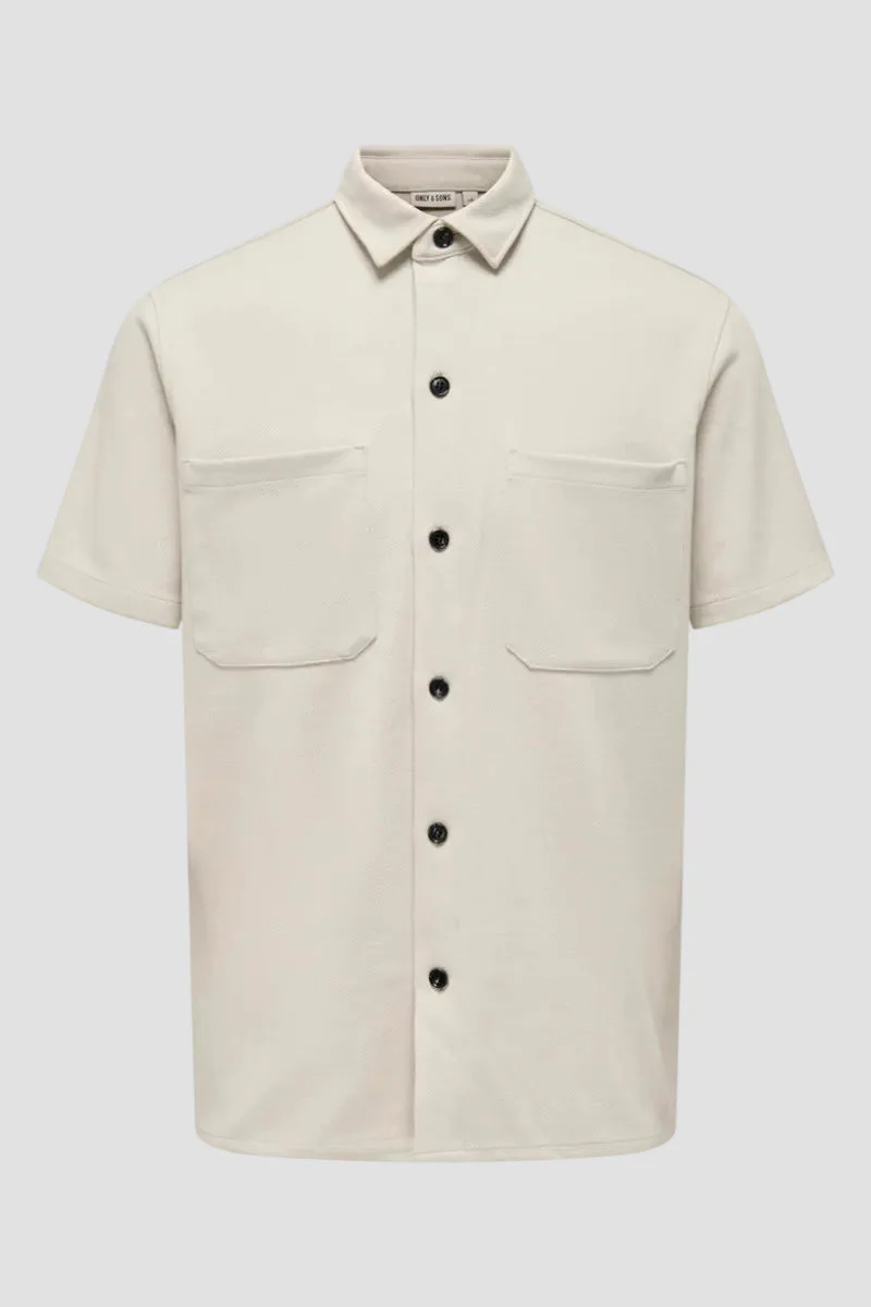 Only & Sons New Kodyl Life Reg SS Shirt Moonstruck - Image 6